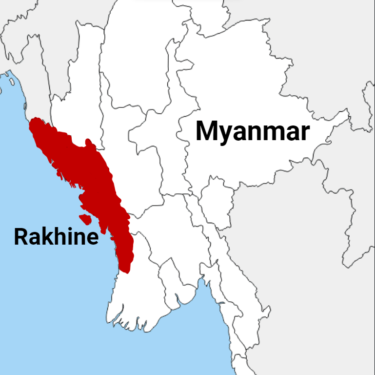 Conflicto en el estado de Rakhine en Myanmar